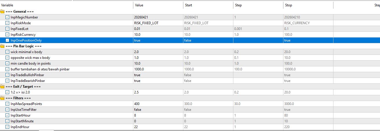 Setup Konfigurasi H1